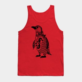 stylish penguin ecopop in mandala pattern Tank Top